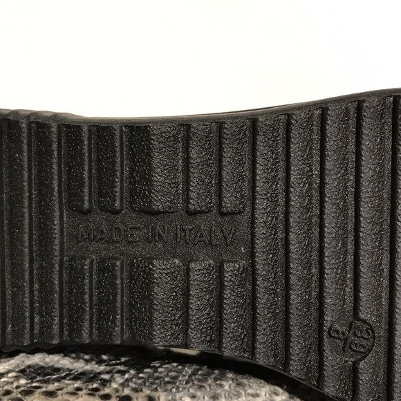 J By Janiko Sneakers Flatform 39 US 9 Womens Snakeskin Python Leather New - Picture 10 of 12